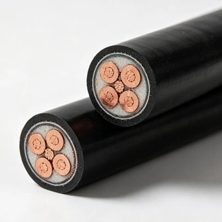 Cabo de alimentação de baixa tensão resistente ao fogo de cobre PVC FR